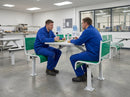 2-Seater Canteen Bench & Table Unit, 1.2mm Steel, 4 Colours