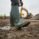 Premium Full Safety Wellington Boots with Steel Toe Cap and Insulation for Industrial Use