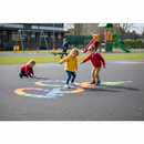 Premium A-Z Dragon Playground Marking - Bright Colors, Durable Non-Slip Thermoplastics for Engaging Early Literacy