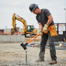 Premium Insulated Sledge Hammer with Fiberglass Handle - Shock Resistant for Live Conductors and Cables