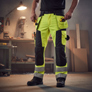 Premium High-Visibility Craftsman Trousers with Holster Pockets, Water-Repellent and Durable Material for Heavy-Duty Work