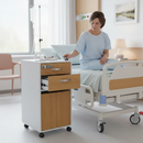 Premium Ergonomic Bedside Locker with Lockable Flap and RFID Lock for Enhanced Storage and Accessibility