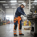 Premium Women's Hi-Vis Trousers with 4-Way Stretch and Holster Pockets for Ultimate Comfort and Visibility