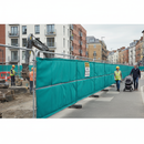 Premium Temporary Acoustic Noise Barrier for Temporary Fencing - 3.5m x 2m, Noise Reduction, Reflective Strip, Easy Installation