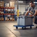 Heavy Duty Plastic Dolly with 100kg Capacity - Lightweight and Maneuverable