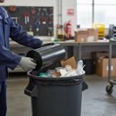 Premium Medium Duty 70 Litre Bin Bags - 40 Micron Thickness, 25 Bags per Roll for Commercial Waste Management