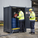 Industrial Drum Storage Unit – 1405mm x 1420mm x 2195mm – Heavy Duty Steel – COSHH Compliant