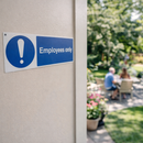 Employees Only Signs – 1mm Rigid Plastic – Indoor & Outdoor Use