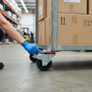 125mm Heavy Duty Braked Swivel Plate Castor with Nylon Centre