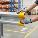 Premium Soft Plastic Short Barrier End Cap for Enhanced Visibility and Safety in Industrial Environments