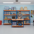 Heavy Duty Industrial Shelving and Workbench Bundle - 1800mm High & 1200mm Wide