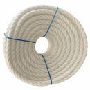 12mm White Polypropylene Rope 3 Strand - 75m Coil
