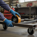 200mm Diameter Heavy Duty Wheel with Polyurethane Tyre