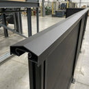 Capping Rail 2.45m Black