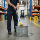 Premium Galvanised Mop Bucket with Wringer Cone for Efficient Cleaning - High-Quality Professional Grade for Industrial and Commercial Applications