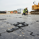 Premium Heavy Duty 2-Way and 4-Way Connectors for Ground Protection Mats - Urethane Construction with M10 Bolt Fixing