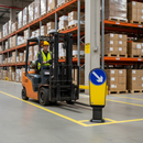 Professional Flexible Keep Left Bollard with Impact Recovery Technology for Traffic Management and Hazard Marking