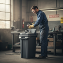 Premium 70 Litre Open Top Recycling Bin for Metal and Cans - Efficient Waste Management Solution