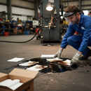 Professional Oil Only Spill Absorbent Pads 40x35cm White (Pack of 100)