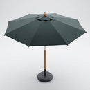 2.5m Parasol with Weighted Base – UV Resistant Polyester (view 2)