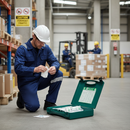 Professional 1 Person First Aid Kit with Essential Medical Supplies and Instructions