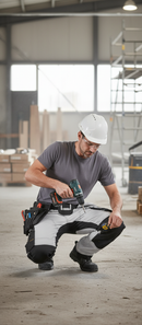 Premium Slim Fit Work Trousers with Holster Pockets and 4-Way Stretch for Comfort and Durability