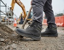 Premium Steel Toe Cap Ankle Boot with Shock Absorber, Anti-Static, and Water Repellent Features for Enhanced Safety