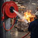 Manual-Swing Fire Hose Reels – 620mm x 230mm – Polyester Coated – Industrial Use