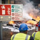 Alcohol Resistant Foam Extinguisher Sign – Landscape – Durable – Safety Compliance