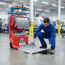Heavy Duty General Purpose Spillpod Mobile Absorbent Cart with 75L Capacity