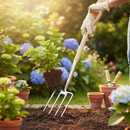 Premium Stainless Steel Garden Fork with Robust Solid Socket Design and Ash or Ergo YD Handle Options