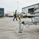 Premium Removable Hitch Post for Trailers and Caravans with High Security Padlock and Heavy Duty Design
