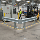 Professional Flexible External Corner Kit for Safety Barriers - Adjustable Angle Installation with Complete Components