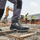 Premium Heavy Duty Ankle Boot with Composite Toe Protector and Slip-Resistant Sole for Ultimate Workplace Safety