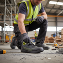 Premium Comfortable Safety Shoe with Composite Toe Cap and Flexible Nail Protection for Industrial Use