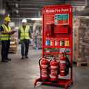 Flat-Packed Fire Point Stands – PFAS-Free Extinguisher – Sustainable Workplace Safety