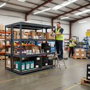 Heavy Duty Industrial Shelving - 1770mm High - Supports 600kg - Grey