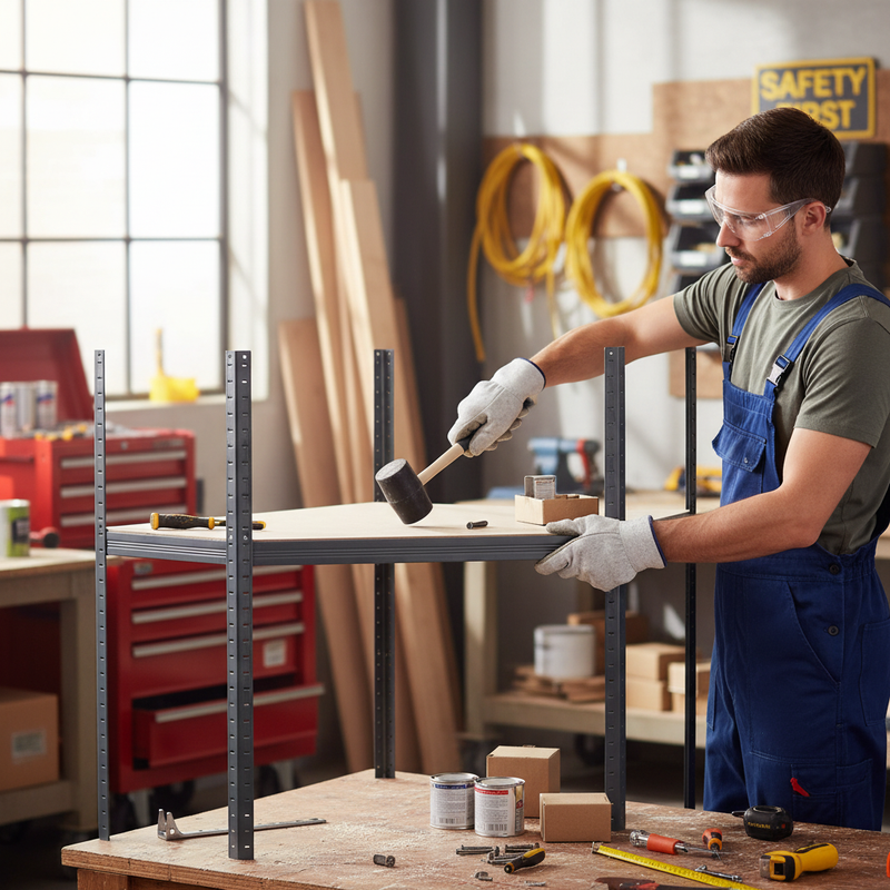 2x Additional Heavy Duty Shelves for Corner Shelving Units - Grey