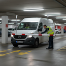 Premium Suspended Height Restrictor Rail for Car Park Entrances - Noise Alert System to Prevent Vehicle Damage