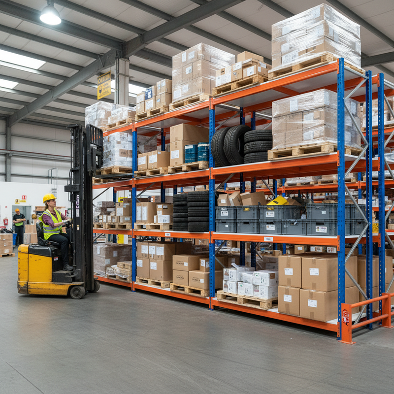 Premium Heavy Duty Industrial Shelving - 3050mm High - 800kg Capacity - Melamine