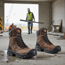 Premium Heavy Duty Safety Boots with Water-Repellent Upper and Composite Toe Protection for Mining and Heavy Engineering