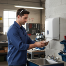 Premium Folded Hand Towel Dispenser - Hygienic, Cost-Effective Solution for Washrooms, White Color, Compact Size