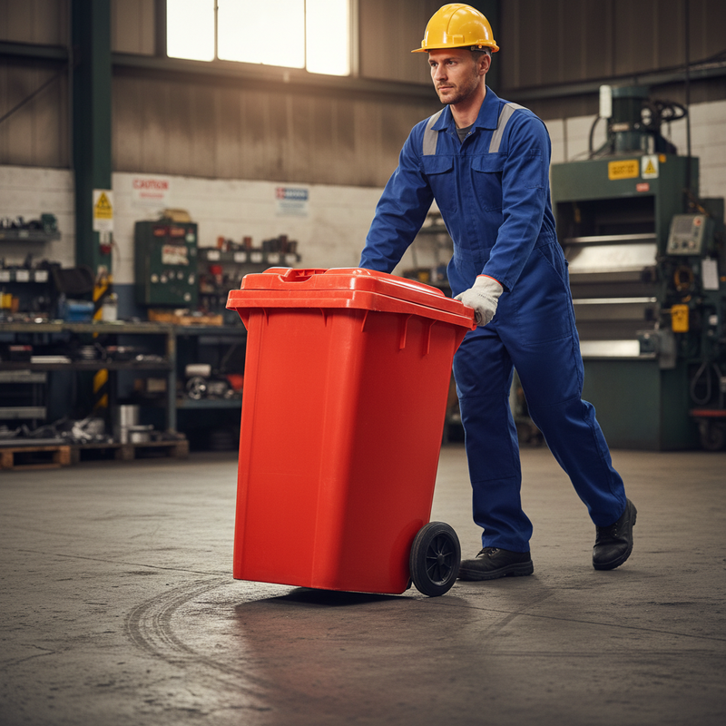 Premium Heavy-Duty Wheeled Bin - EN 840 Certified Waste Container