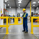 Premium Heavy Duty Railing System Gate with Polyurethane Pad and High-Quality Steel Construction for Enhanced Adaptability