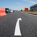 High-Performance Thermoplastic Right Arrow Deflection Marking for Lane Guidance in Parking and Warehousing