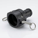 Cam Lever Hose Coupler 1/2in Barb x 3/4in – Polypropylene (view 2)