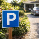 Parking Symbol Sign – 400mm x 400mm – Rigid Plastic – Indoor/Outdoor Use