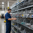 Premium Stackable Wire Baskets for Merchandising Displays - Zinc Plated, Durable with Optional Dividers