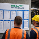 Site Safety Notice Board – 1400 x 1000mm – Dust & Water Resistant – Industrial Use