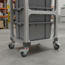 125mm Heavy Duty Braked Swivel Bolt Hole Castor with Anti-Static Features